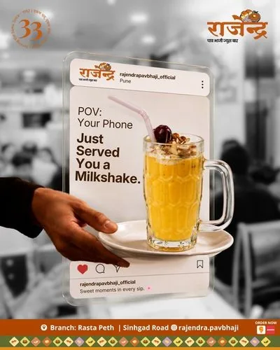Rajendra post: milkshake