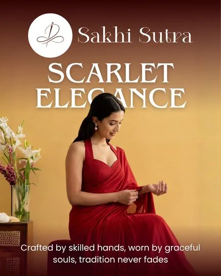 Sakhi Sutra: Scarlet Elegance post