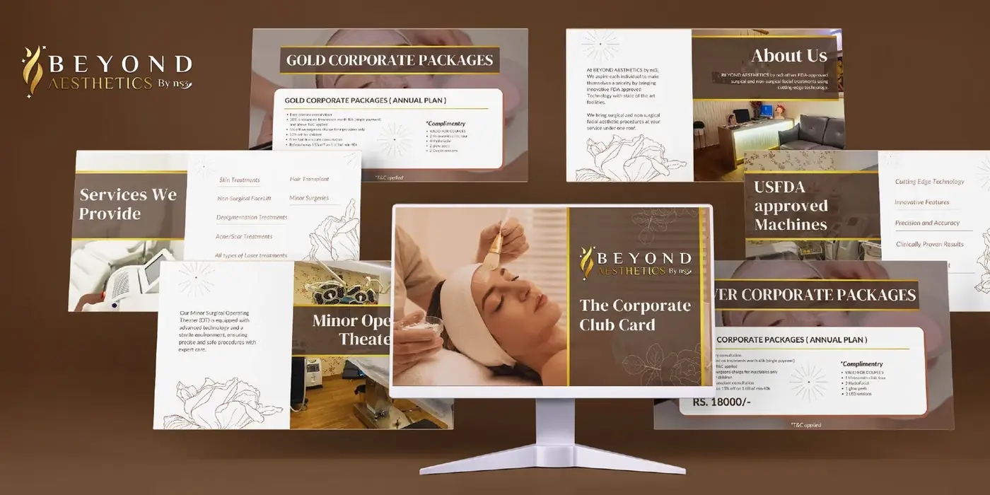 Beyond Aesthetics brand work by Clicks and Co Media