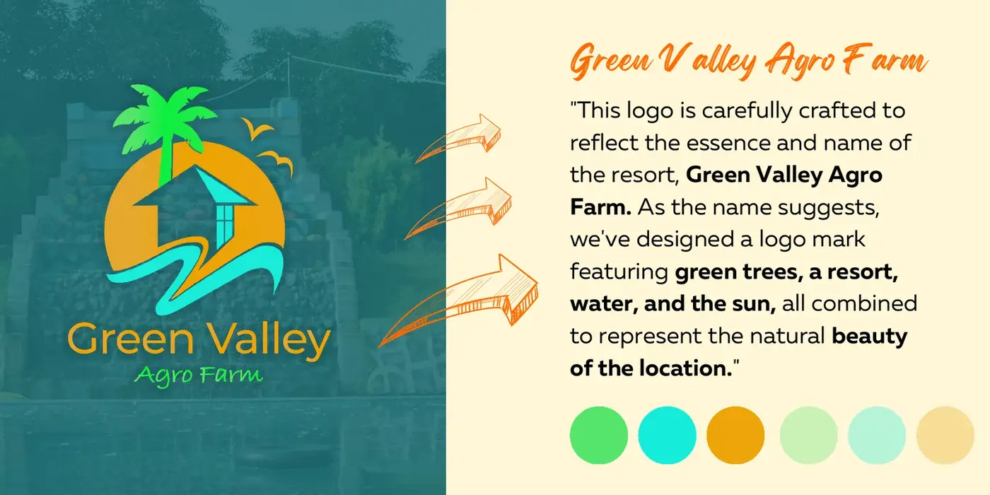 Green Valley Agro Farm brand work by Clicks and Co Media